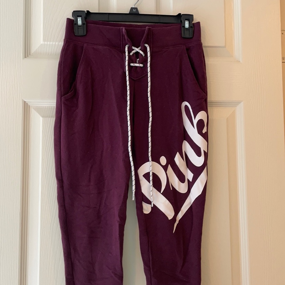 Pink sweatpants